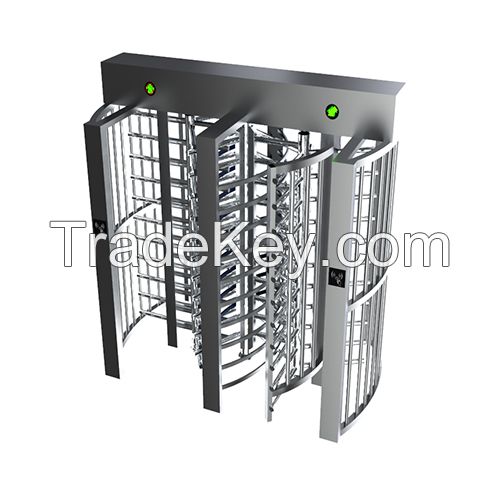 Full height security turnstile/ full height rotor turnstiles /motorised double full-height turnstile 