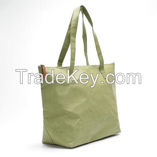 Washable Kraft Paper Tote bag