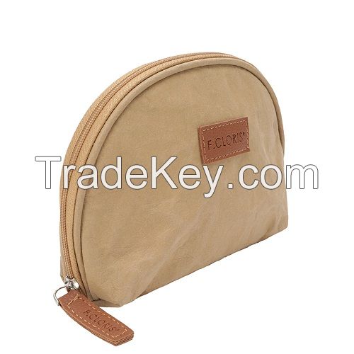 Washable Kraft Paper cosmetic bag