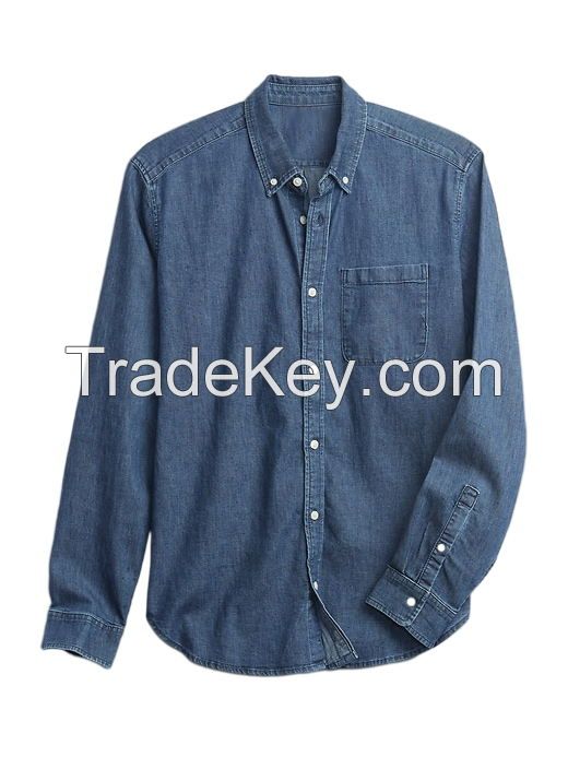 Men&#039;s denim shirt