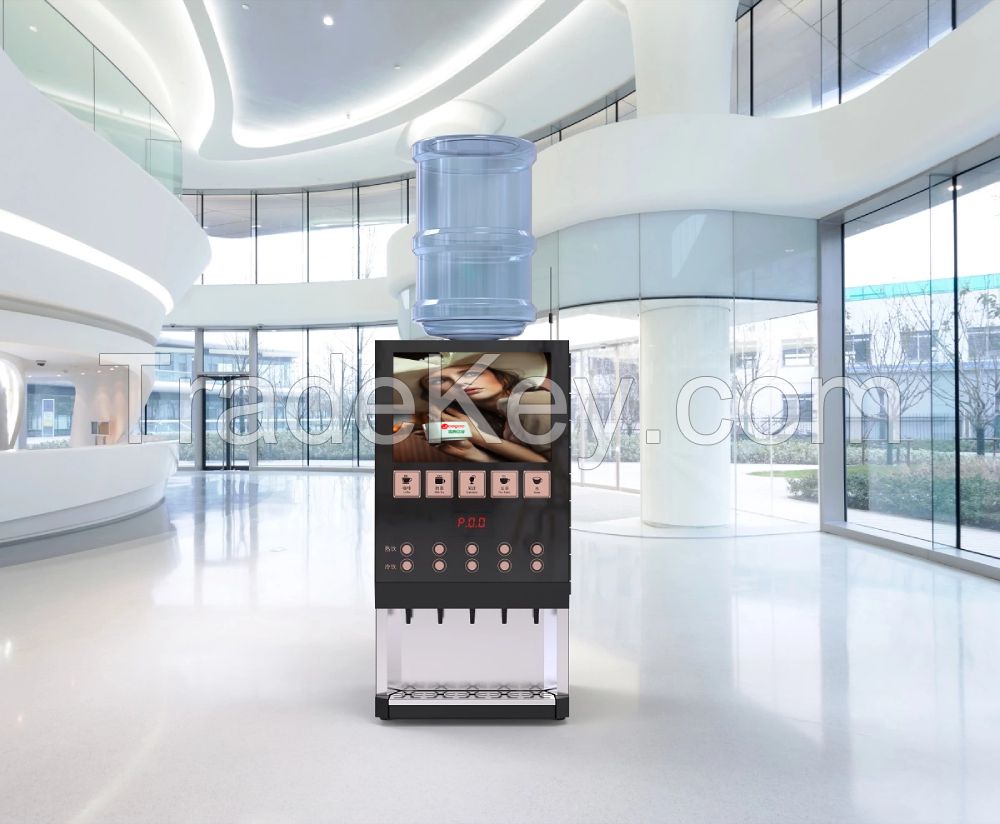 Hot beverage vending machine