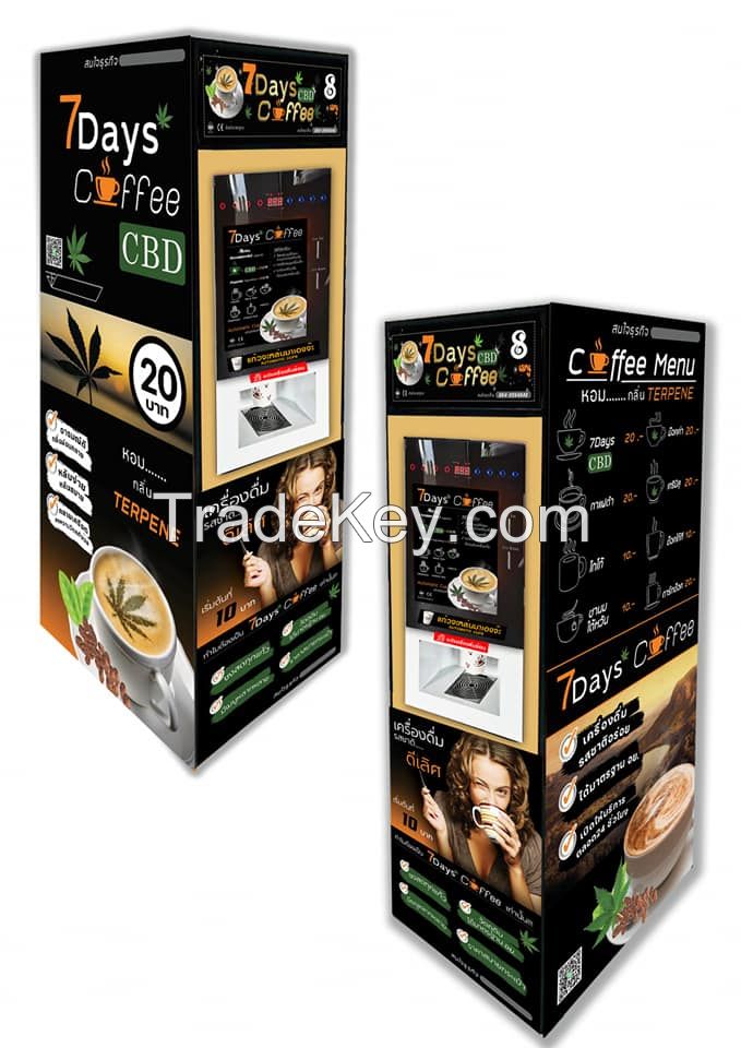 Instant coffee vending machine