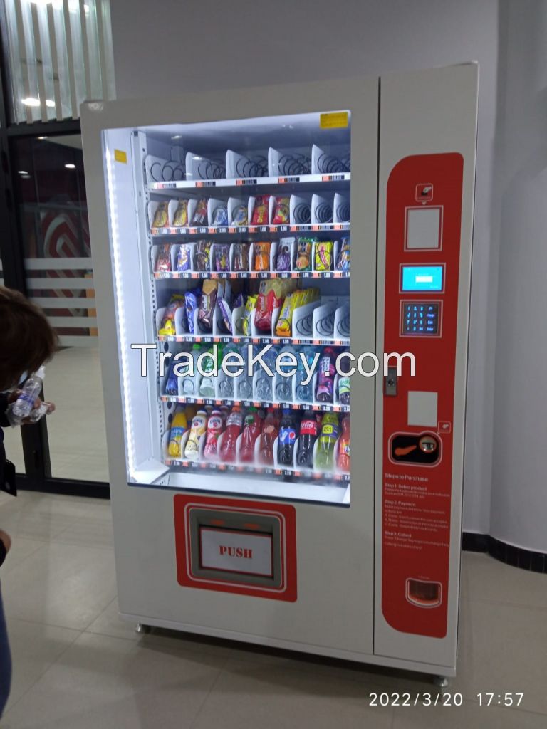 Elevator vending machine