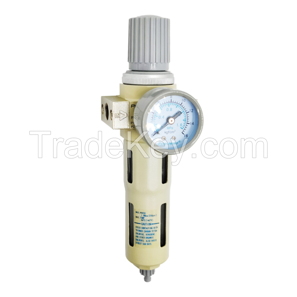 China High Quality Pneulead PFW series Air Filter Regulator FRL Air source treatment unit Pneumatic Filter Regulator