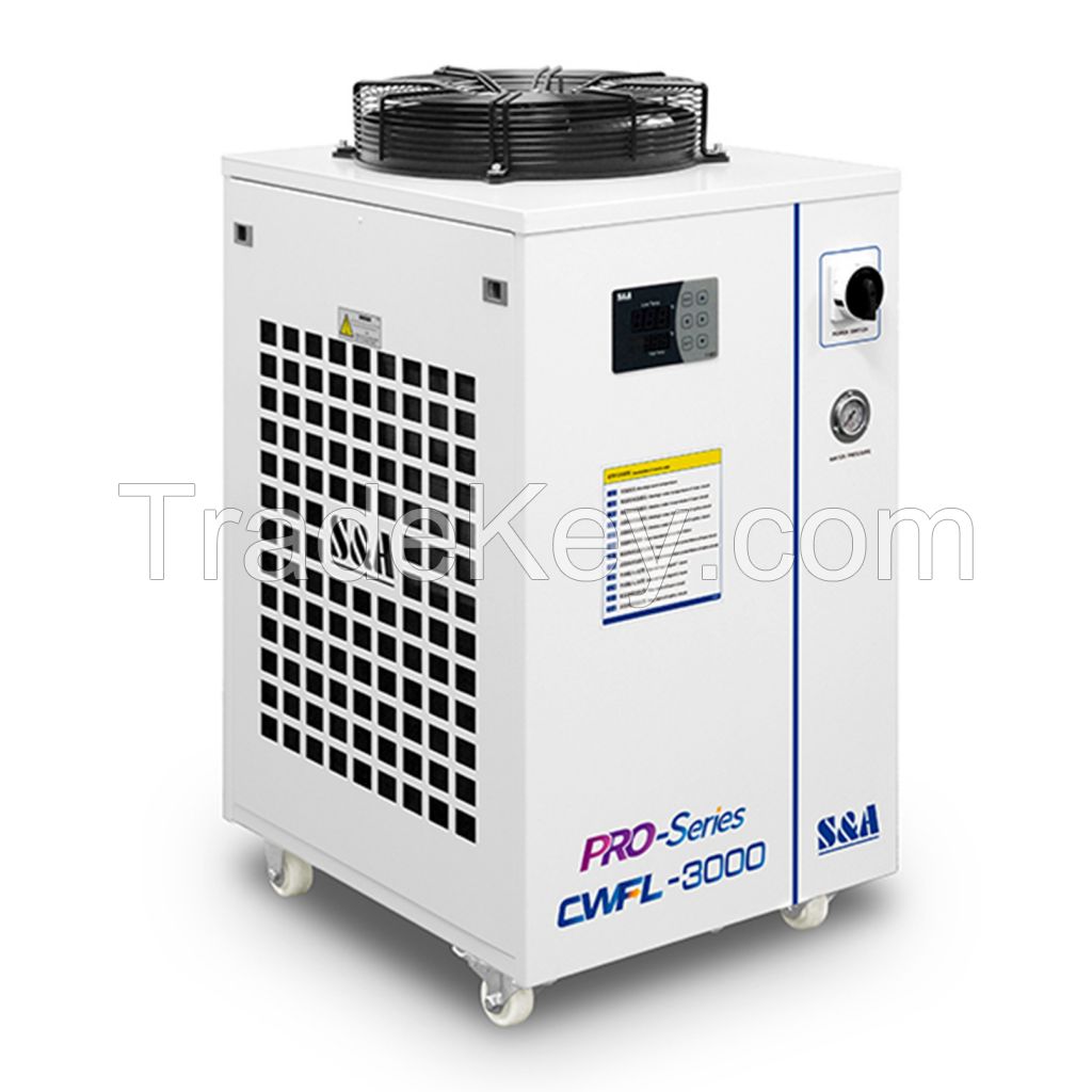 S&amp;A CWFL 3000 Chiller Water Cooled 2hp  Water Circulation Chiller Water Chiller Machine Cooling