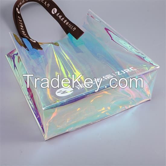 pvc beach handbag