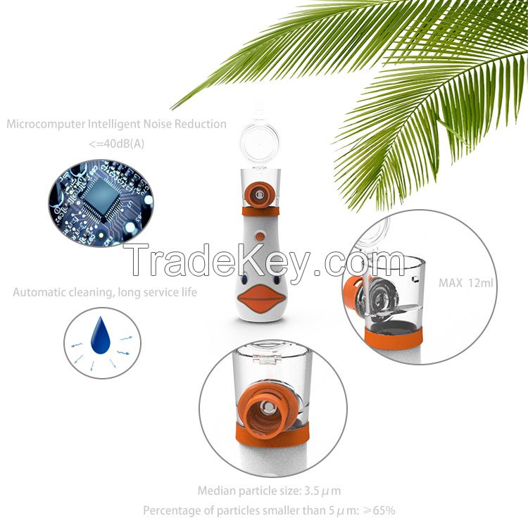 Mute Mini USB Portable Inhaler Mesh Nebulizer, Cough Drug Atomizer Evaporator Nebulizer Machine 