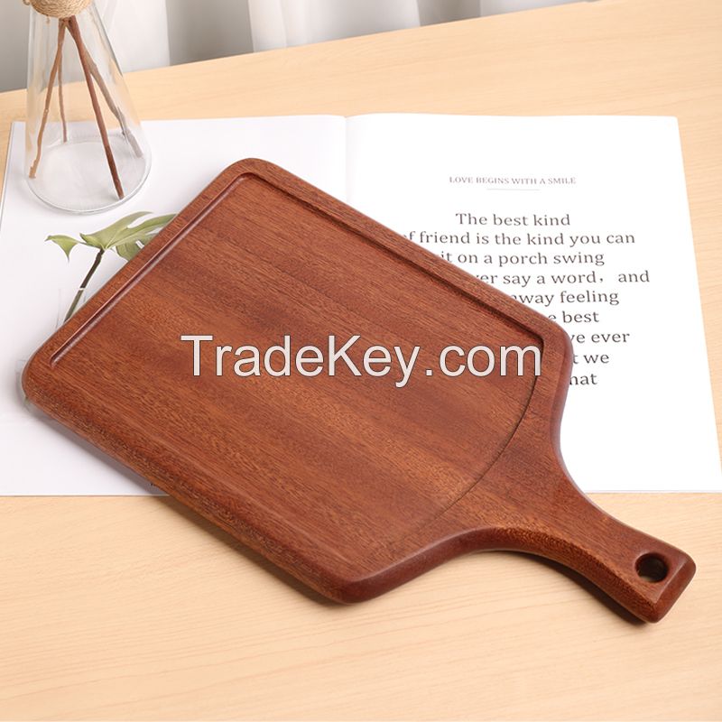 Ebony sandalwood solid wood steak plate, specifications and sizes can be customized/support batch ordering/ contact customer service before placing an order