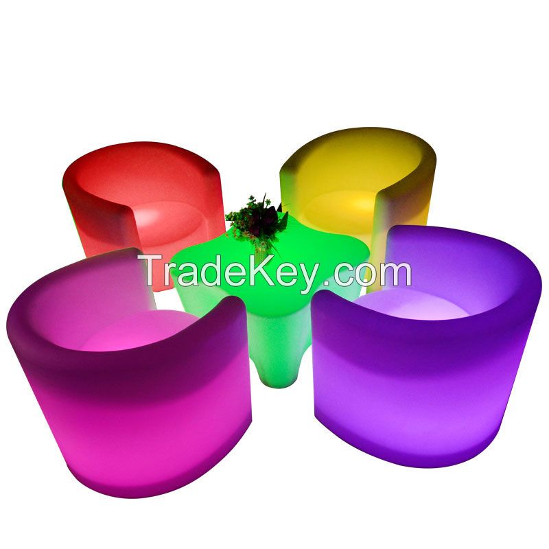 Outdoor Event LED Furniture Wedding Glow Bar Furniture