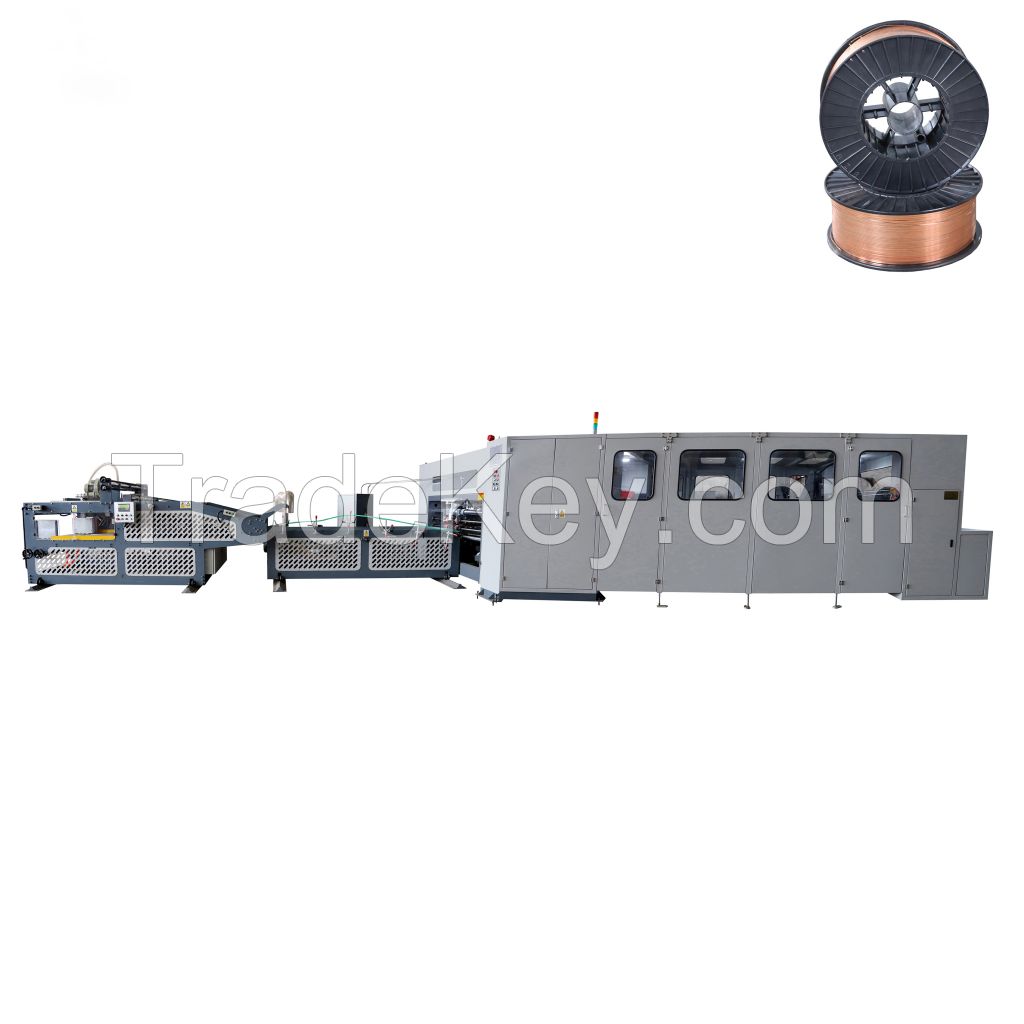 High Speed Automatic Folding Gluing Stitching Machine