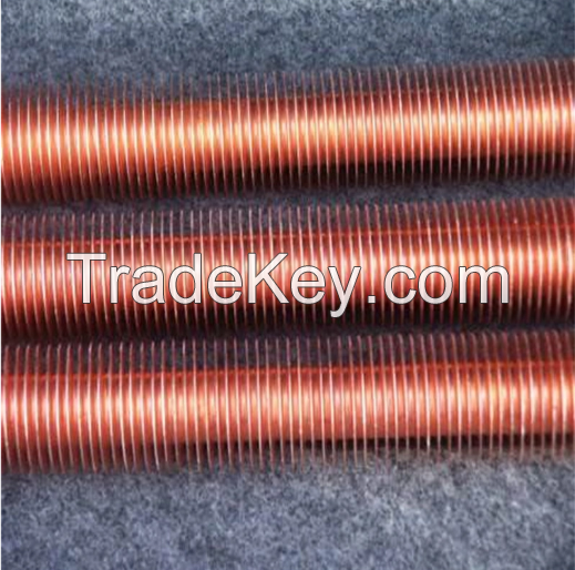 Seamless Stainless Steel Spiral Fin Tube Extruded Wound Finned Tube Aluminum/ Copper Fin Tube