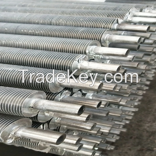 Seamless Stainless Steel Spiral Fin Tube Extruded Wound Finned Tube Aluminum/ Copper Fin Tube