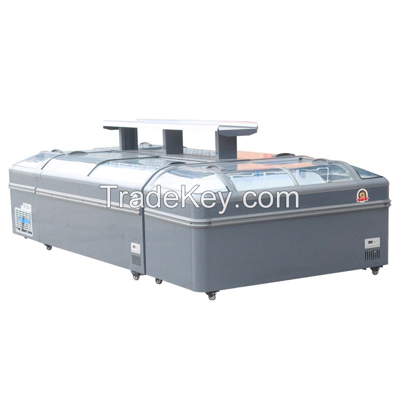 European-style arc freezer, large-capacity precise temperature control, foam lock temperature, multi-purpose, copper tube refrigeration, high-power compressor, easy to move. 0 degree chilled food, -5 degree fresh meat refrigerated, -10 