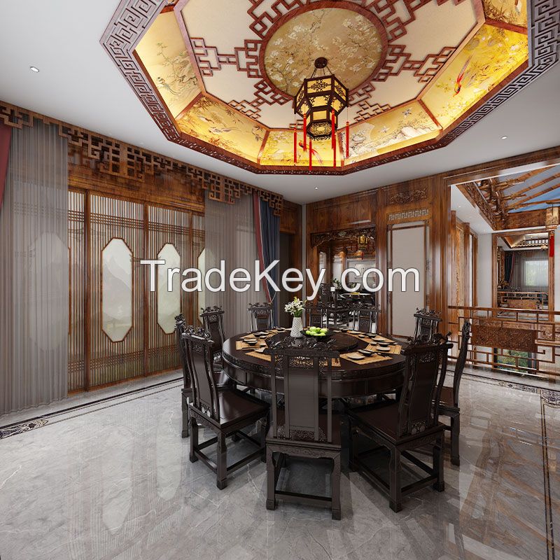 Chinese style full wall and half wall whole house customization 2（dep）