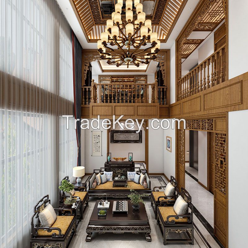 Chinese style full wall and half wall whole house customization 3（dep）