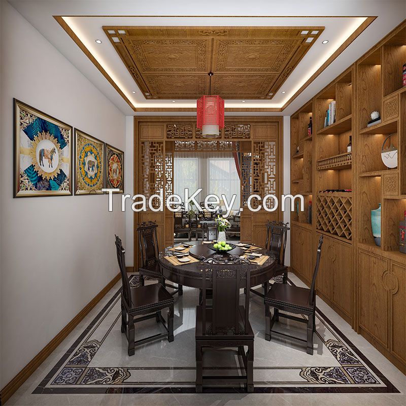 Chinese style full wall and half wall whole house customization 3（dep）