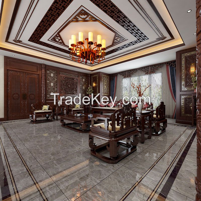 Chinese style full wall and half wall whole house customization 6（dep）