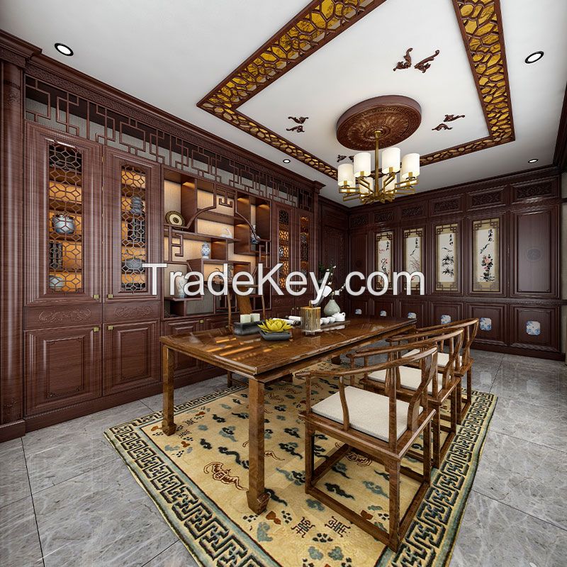 Chinese style full wall and half wall whole house customization 6（dep）