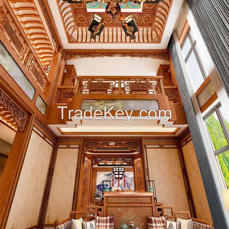 Chinese style full wall and half wall whole house customization 7（dep）