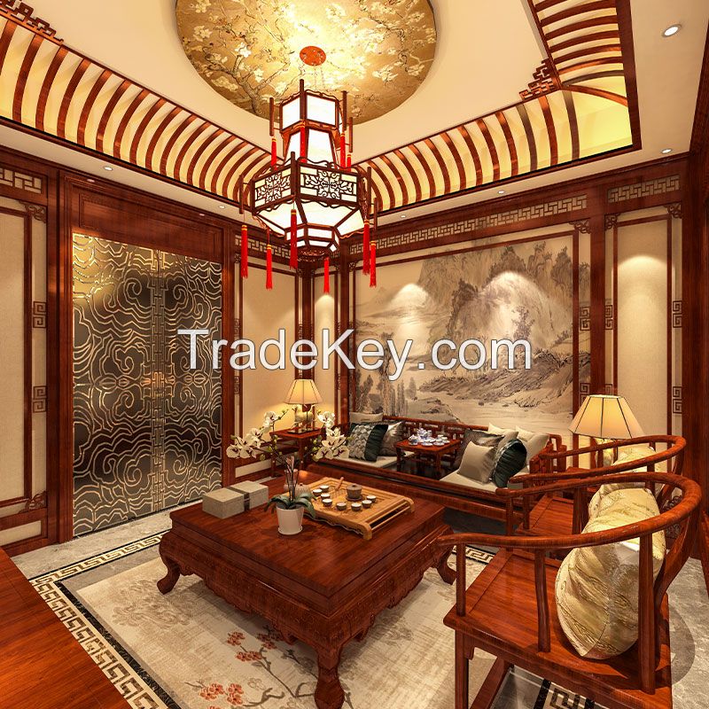 Chinese style full wall and half wall whole house customization 8（dep）