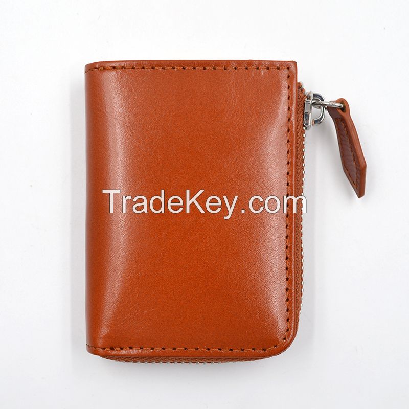Leather Lady card holder coin case