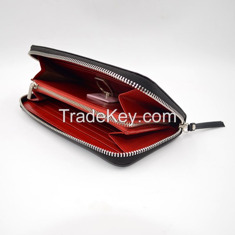 New Leather Zipper Wallet High Quality