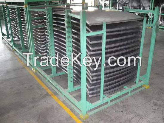 Returnable/Collapsible/Stackable/Portable Shipping Rack for  automotive door panels, roof panels and side panels  /Engineering machinery door panels