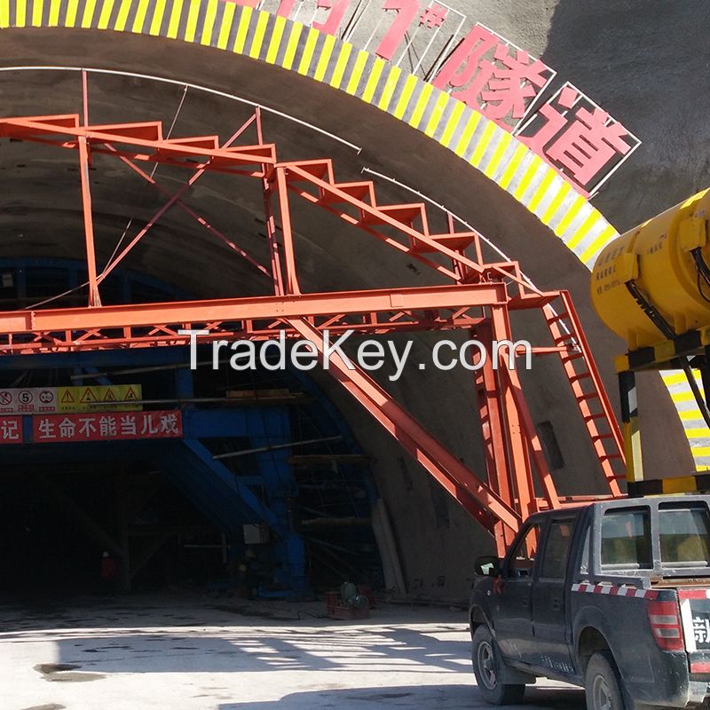 Highway tunnel maintenance trolley