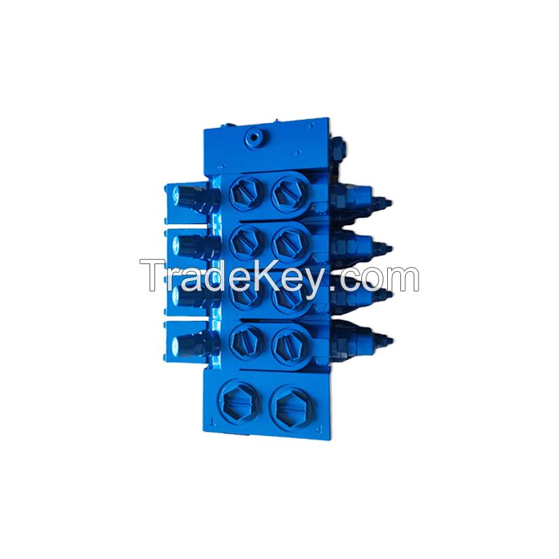 Zhanpeng Hydraulic-Excavator M4 Multiplex Hydraulic Control Valve block 3M4-15 Load sensitive multi way main control valve