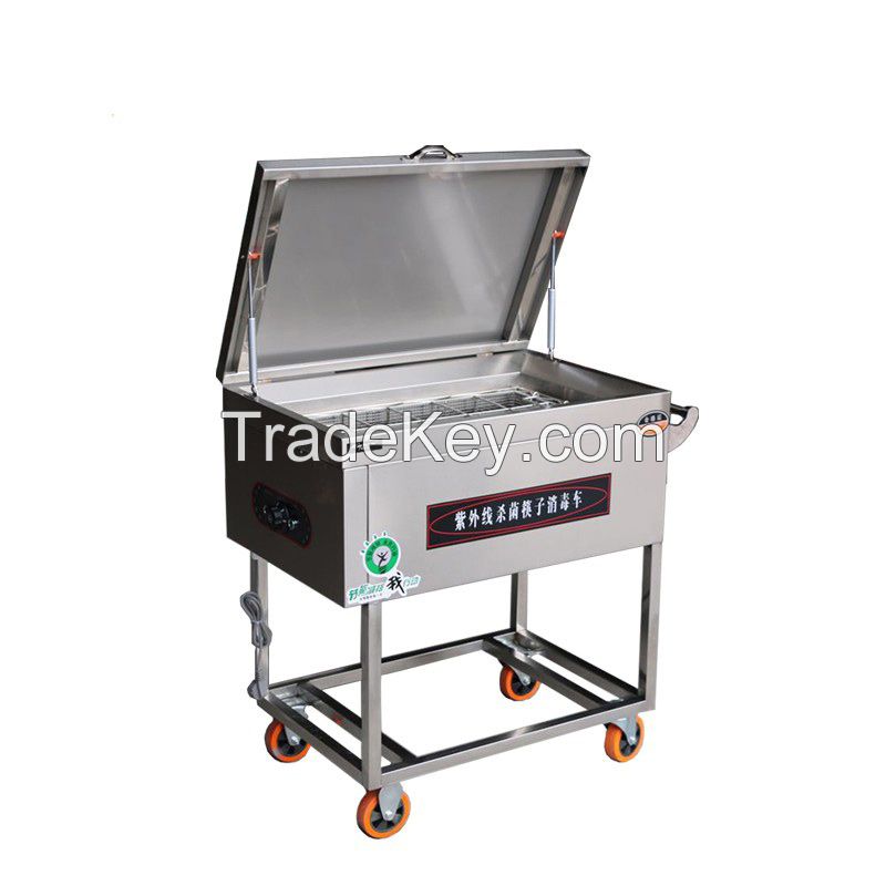 Chopsticks Sterilizer Commercial Restaurant Infrared Dryer Sterilizer Chopsticks Cart Mobile Can Dry