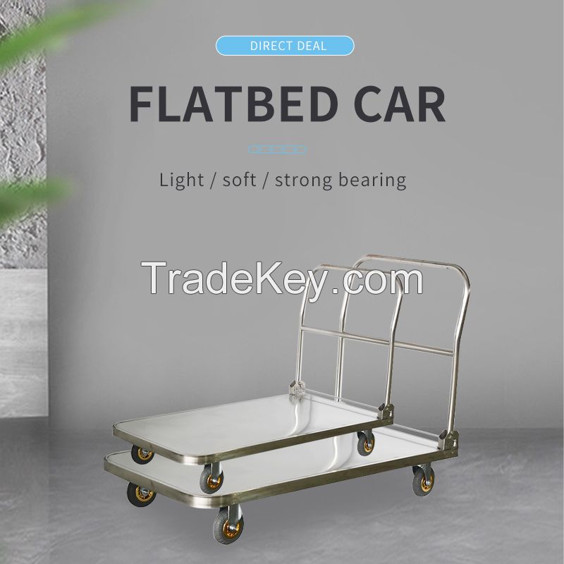 Flatbed folding trolley trailer truck light sound truck/Please contact customer service before placing an order