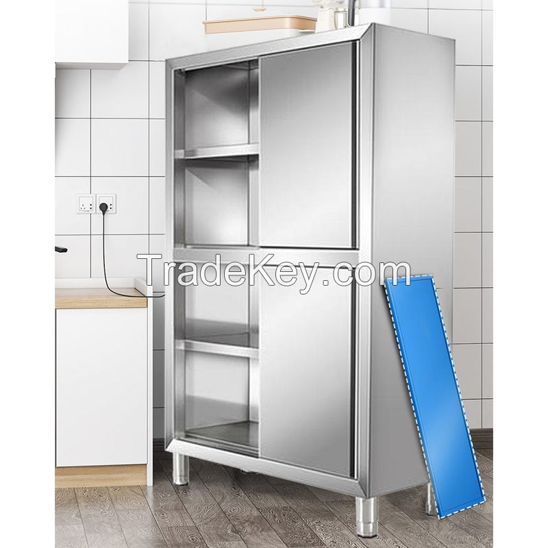 Stainless steel four-door cupboard cleaning cabinet locker sideboard commercial household kitchen