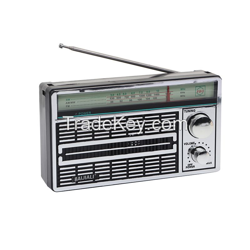 Portable Radio FM AM SW Easiler Use Tuning Button With DSP Multi-frequency Radio