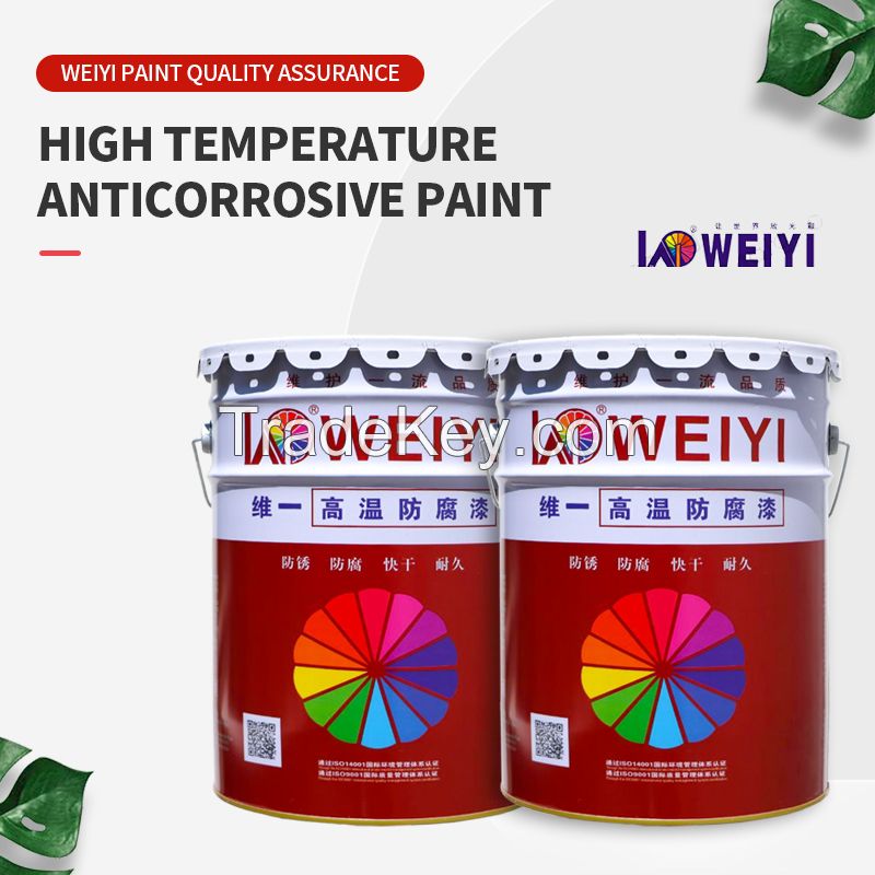 Silicone high temperature anti-corrosion paint