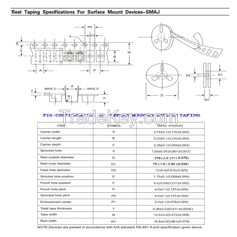 M7 SMAJ V1.1 (rectifier diode)  
