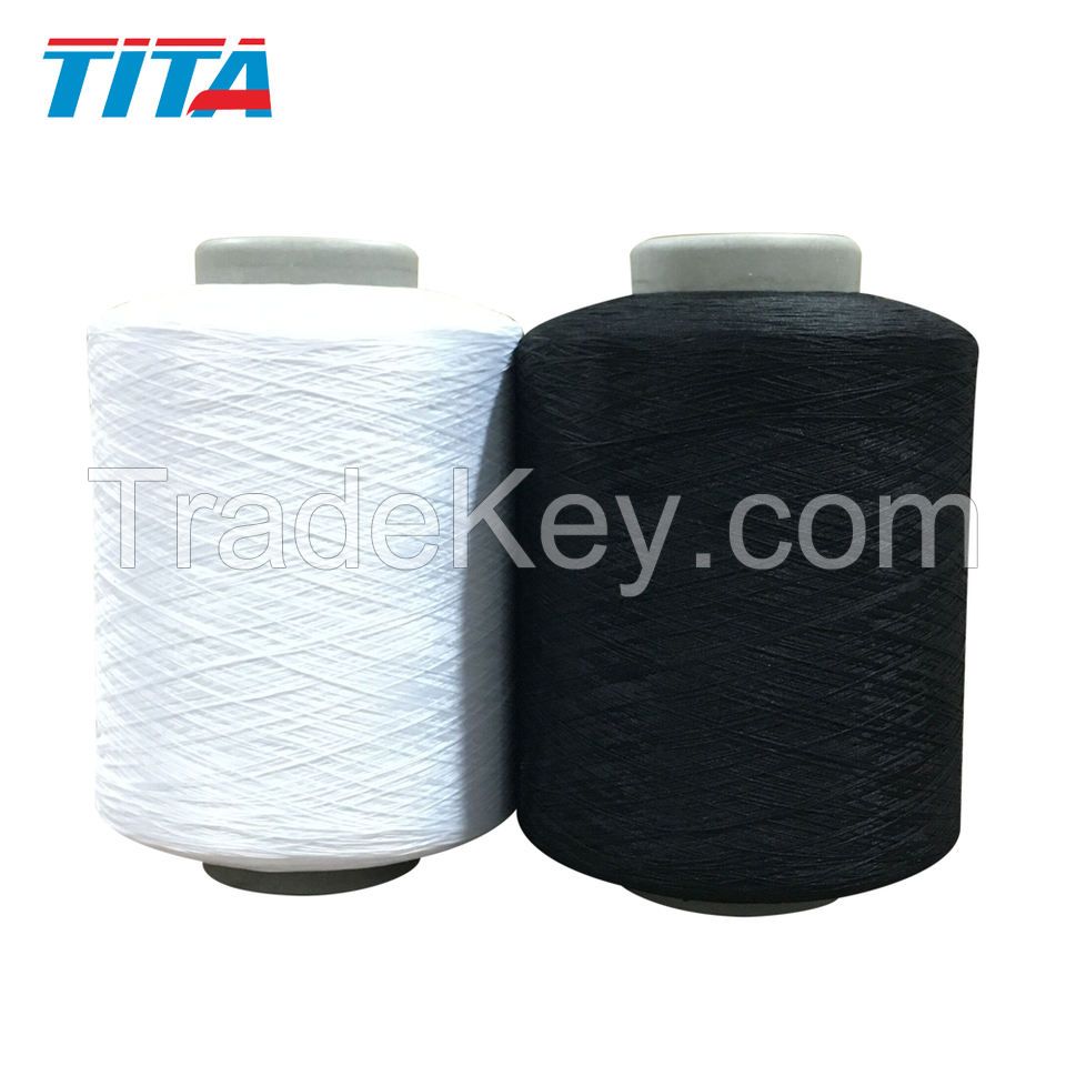 fdy semi dull 600D/192F tpm 100% Polyester twisted yarn factory yarn