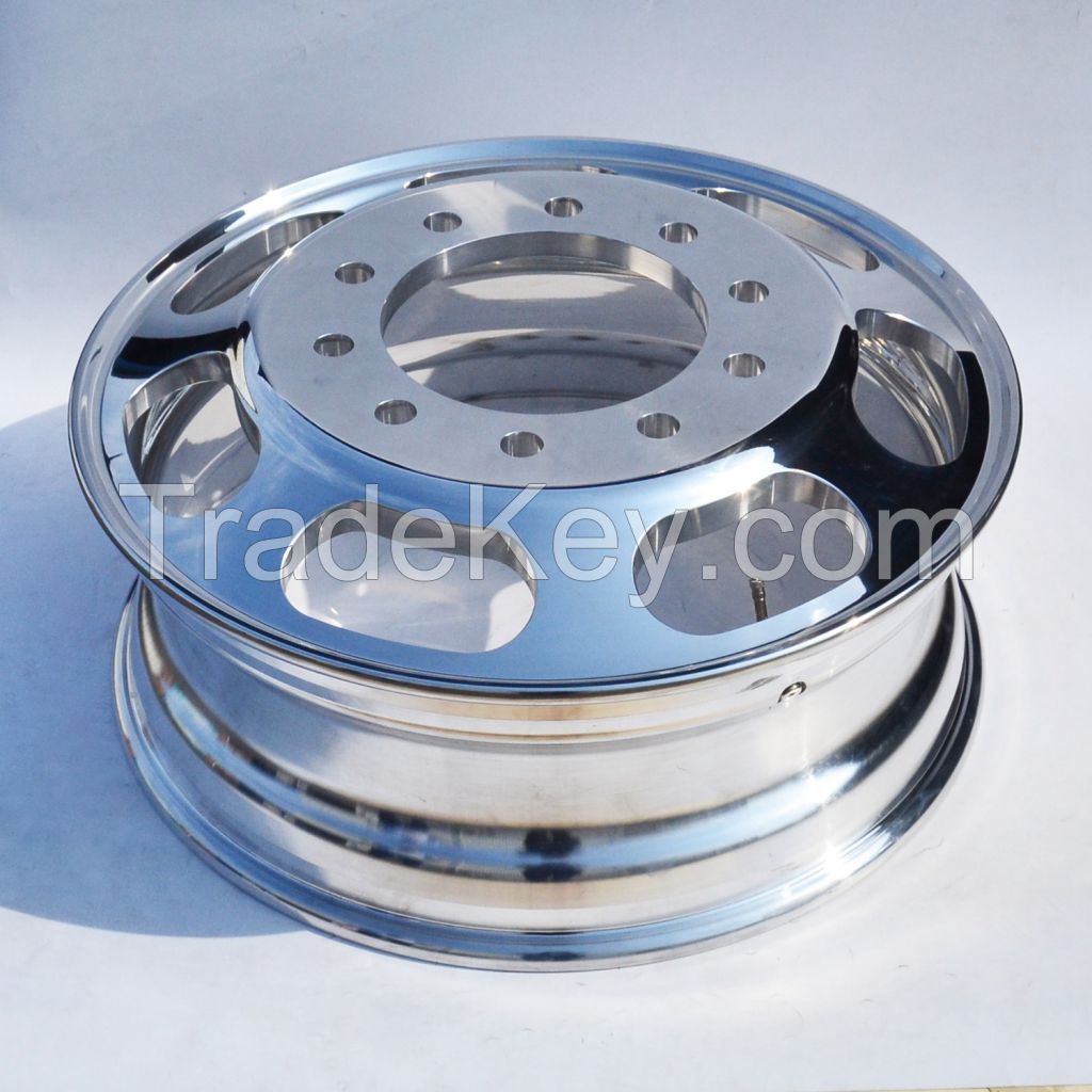 24.5X8.25 Aluminum Truck Wheel PCD 10X285.75 CB 220.1