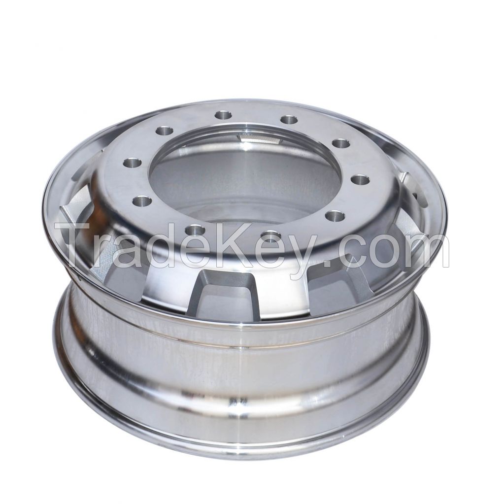 22.5X8.25 22.5X9.0 22.5X7.5 22.5X11.75 22.5X6.75 19.5X7.5 17.5X6.0 Forged Aluminum Truck Wheel