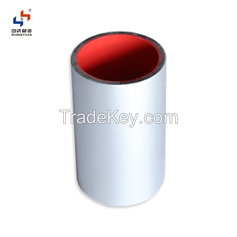 Condensing steel plastic composite pipe with internal stiffening rib, contact customer service for customization