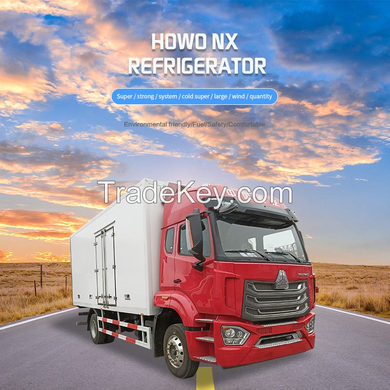 Medium Refrigerator car for cold food transport FOTON HOWO 6.8m 7.8m