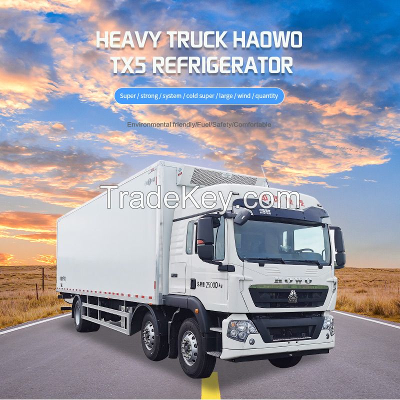 HOWO TX 5 freezer truck refrigerator truck factory sales high quality