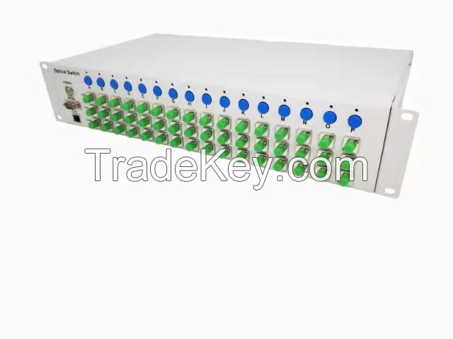  rack-mounted fiber optical switch XH-FSW-D1&Atilde;16-U