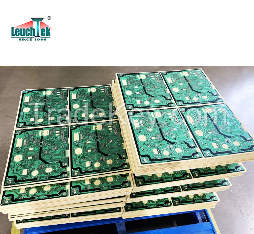 single Electronic TV PCB printed circuit board in Aluminum Basic FR4 CEM3