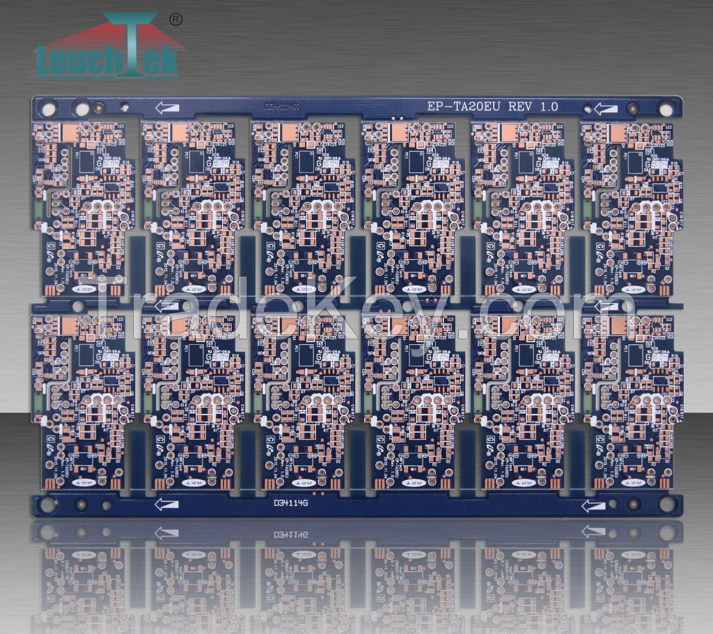 aluminum  iron FR4 CEM3  Base  Multilayer PCB/PCBA  in blue oil