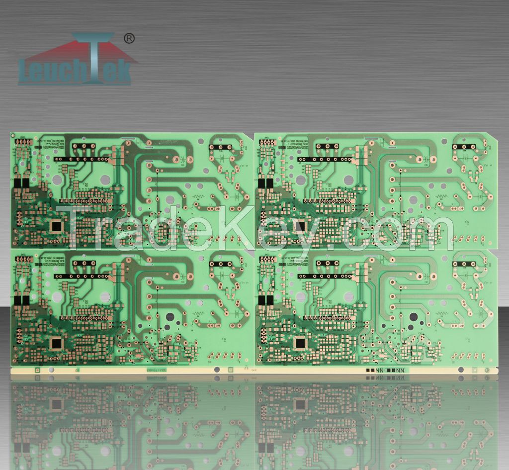 double - sided green printed circuit board PCB/PCBA in Aluminum FR4 CEM3 Basic