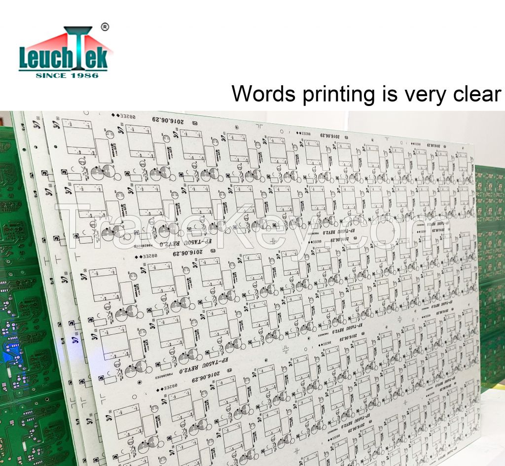 transparent printed circuit board PCB/PCBA in Aluminum FR4 CEM3 Basic