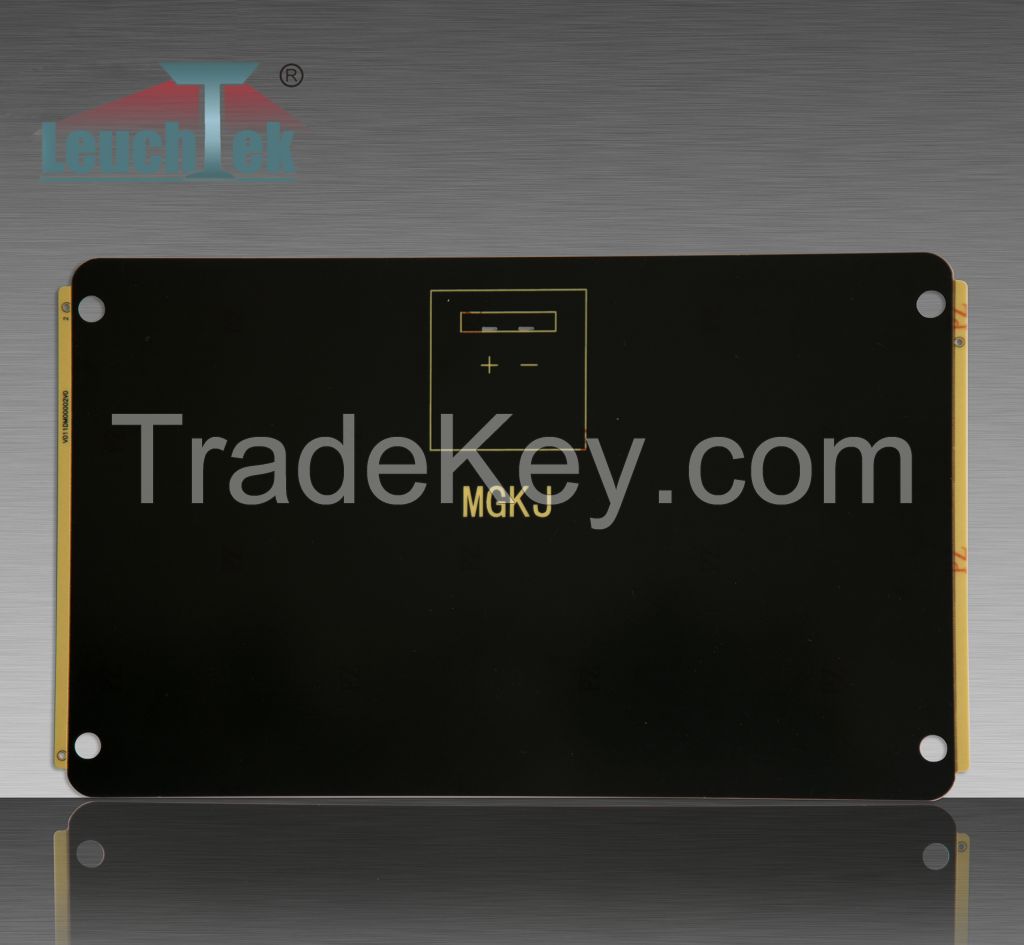 Square black aluminum PCB/PCBA  in  iron FR4 CEM3  Base