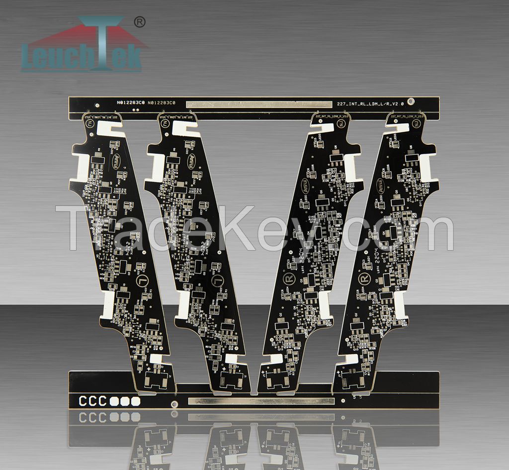 Square black aluminum PCB/PCBA  in  iron FR4 CEM3  Base