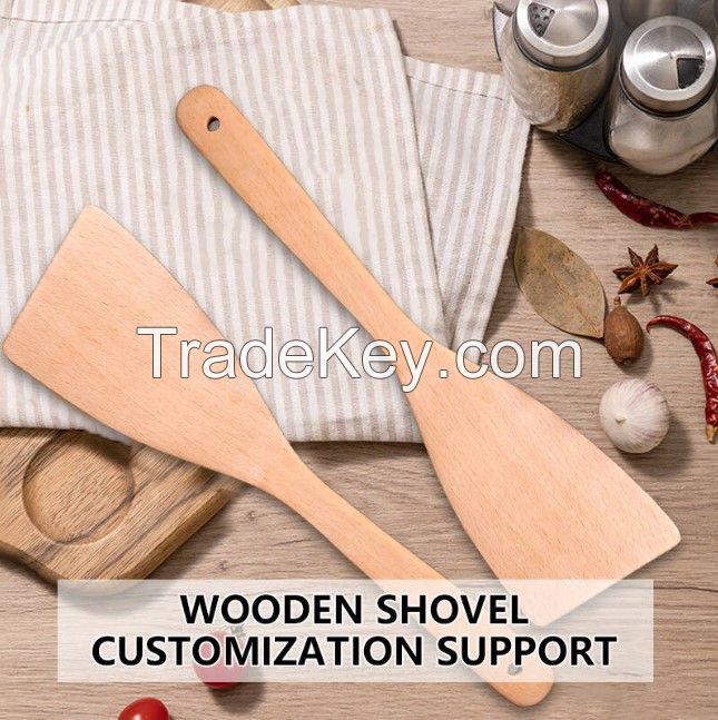  Eco-friendly logs Kitchen utensils Bamboo spatula Cooking tools (20,000 pcs. minimum order)