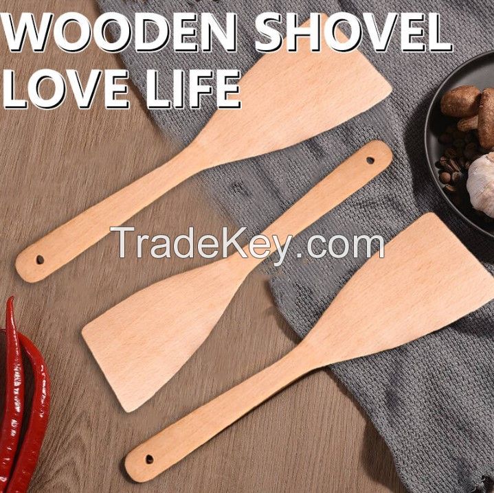  Eco-friendly logs Kitchen utensils Bamboo spatula Cooking tools (20,000 pcs. minimum order)